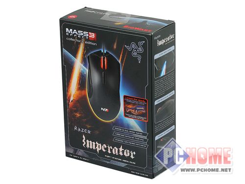 Razer 帝王蟒《质量效应3》典藏版4G游戏鼠标深度评测：经典4G双传感器与N7主题的电竞遗产