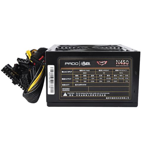 Black PSU in gaming PC build
