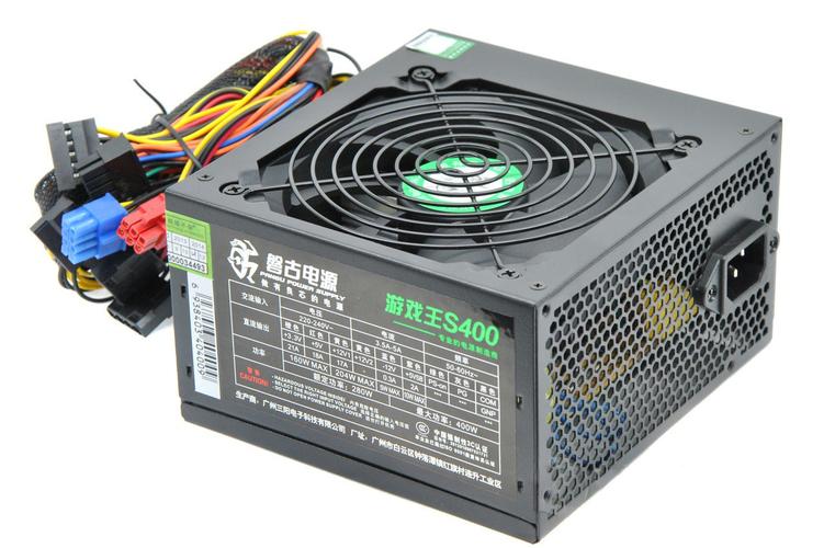 电源安装在机箱内的外观