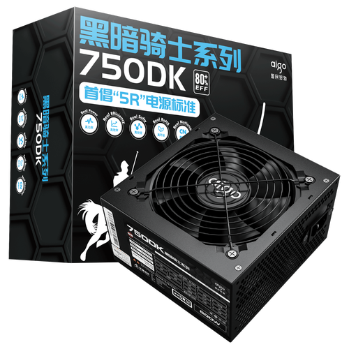 PC components inside case with power supply