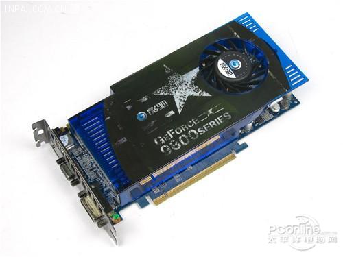 影驰9800GT中将版散热风扇运行状态