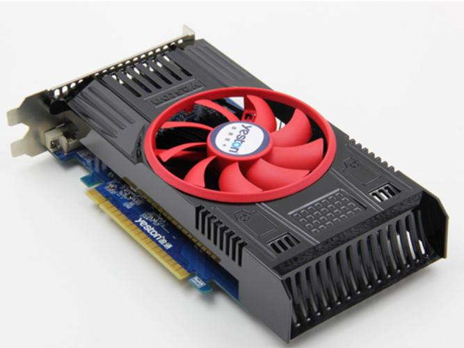 显卡核心芯片与PCB板特写