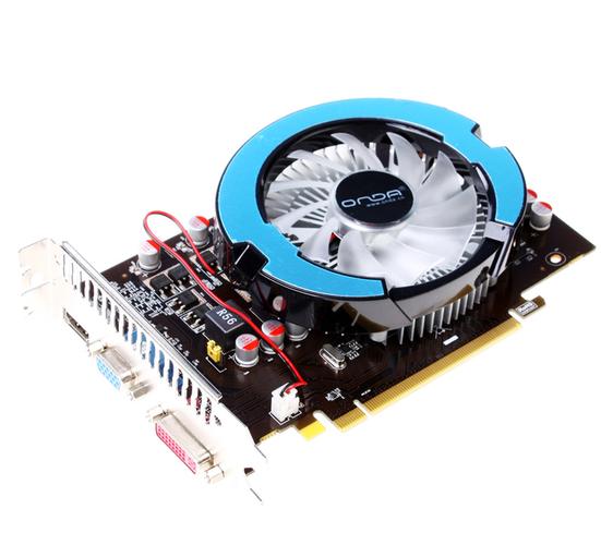 Close-up of graphics card hardware components