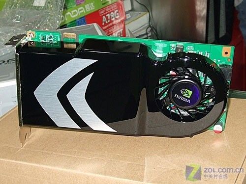 Graphics card hardware specifications close-up