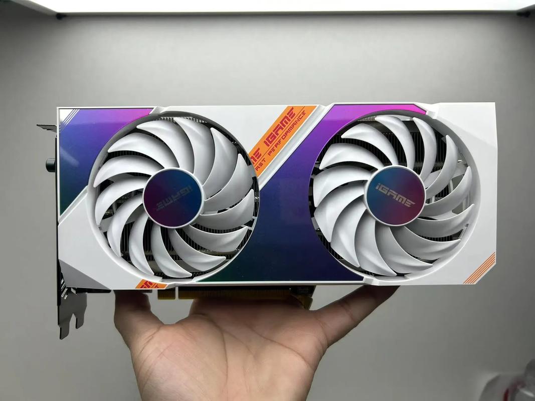 Graphics card close-up showing circuit board and components