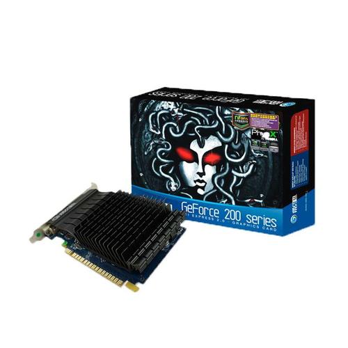 影驰GF210战将D3散热片细节