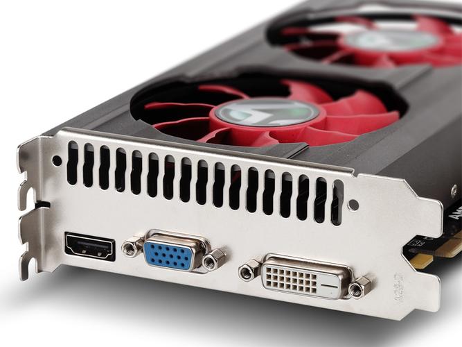 PC graphics card on table hardware detail