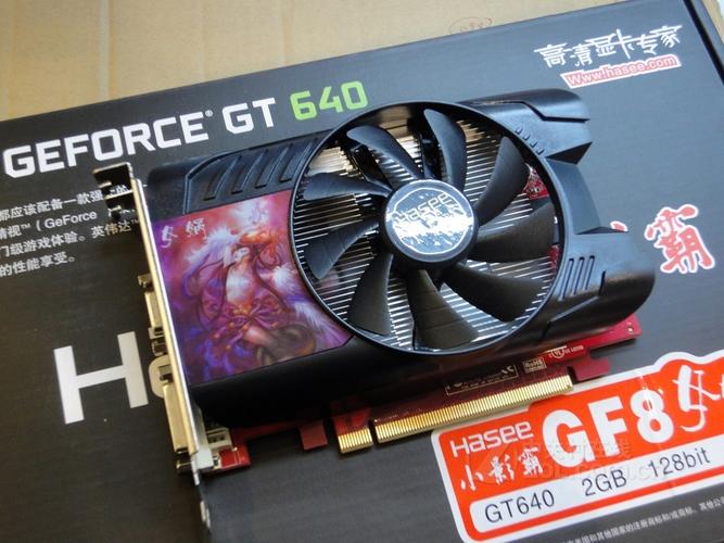 Graphics card with fans in performance setup