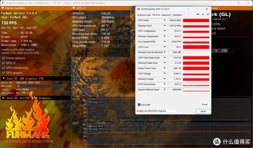 PC case with RGB graphics card installation