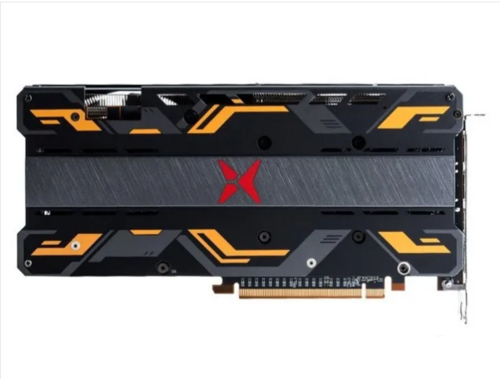 Graphics card dual fan cooling system