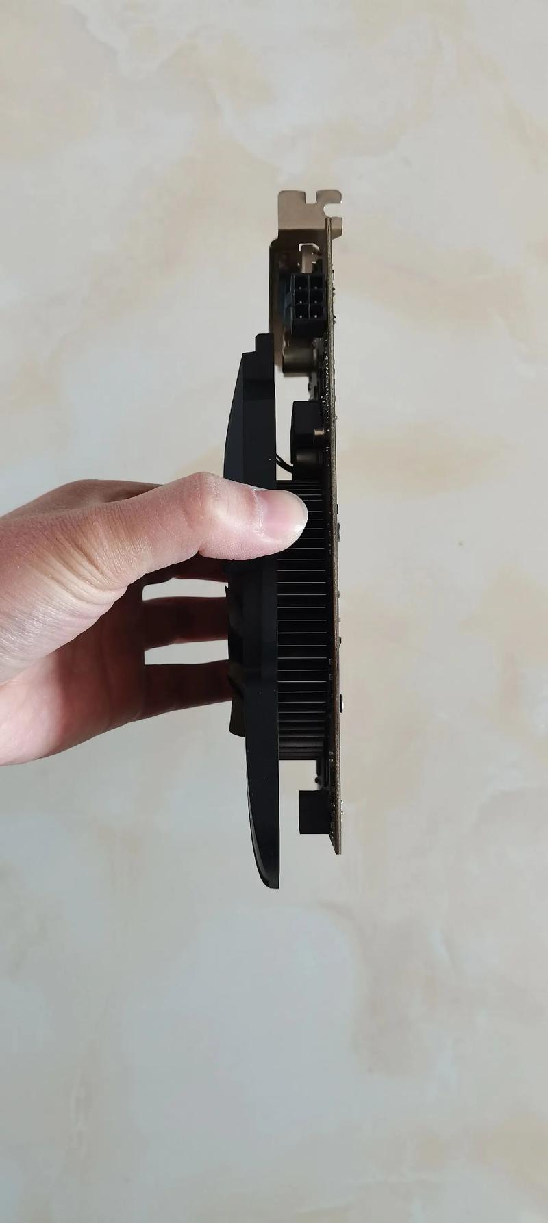Graphics card cooling system close-up
