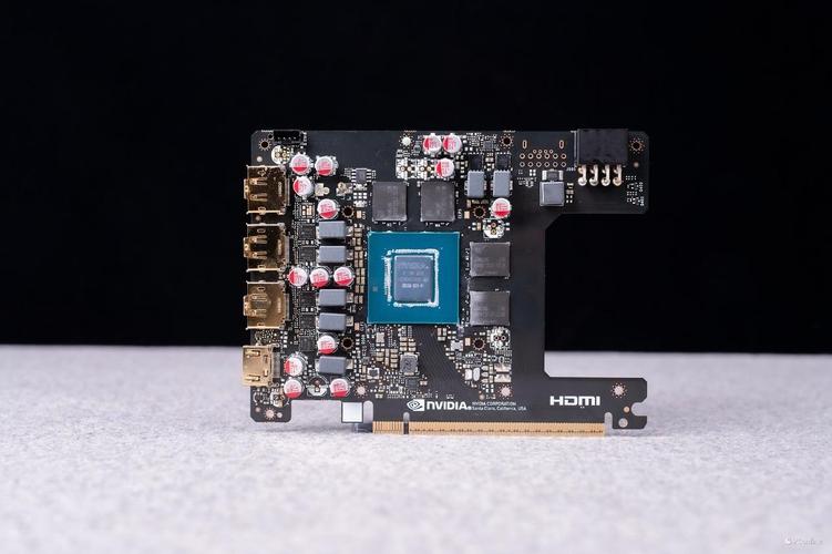 NVIDIA graphics card internal components