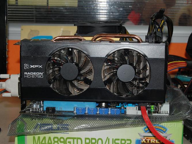 Graphics card on desk for purchase decision