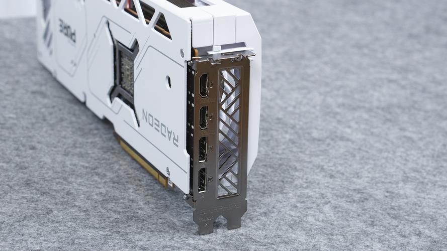 Graphics card thermal dissipation close-up