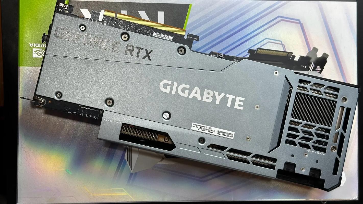 Graphics card three fans cooling system