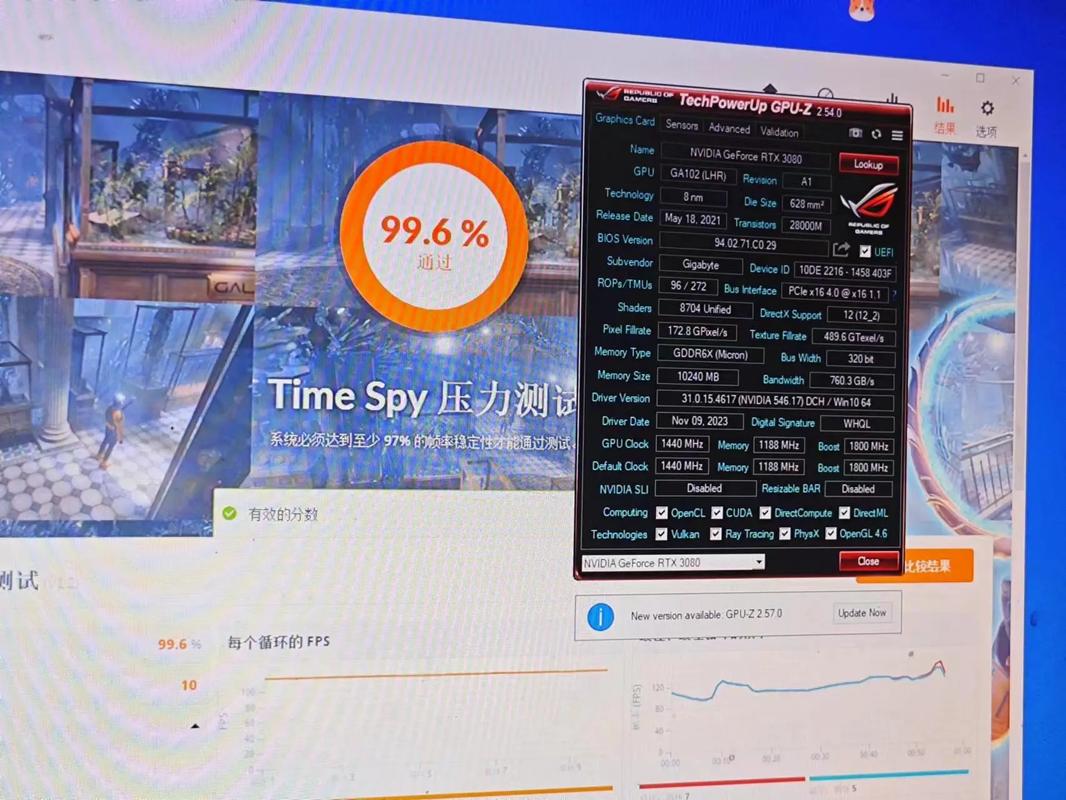 RTX 3080 installed in PC case