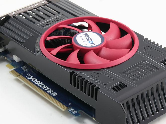 PC hardware installation view of entry-level GPU