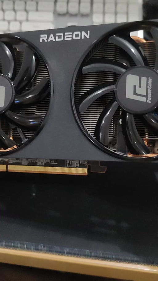 Gaming rig with installed graphics card