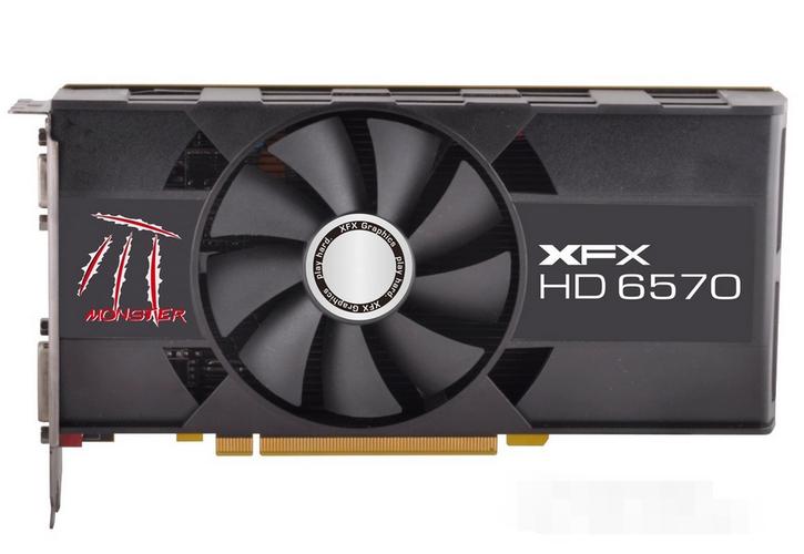 AMD Radeon HD 6570 GPU core and components