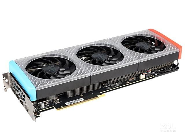 三风扇显卡安装在PC机箱内