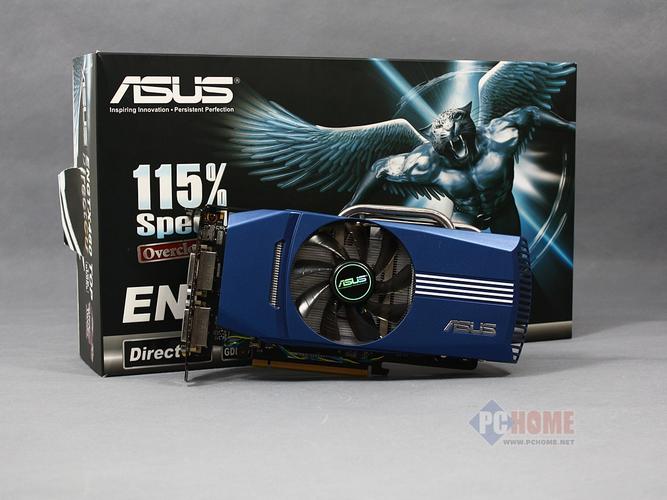 ASUS GTX 460 graphics card exterior view