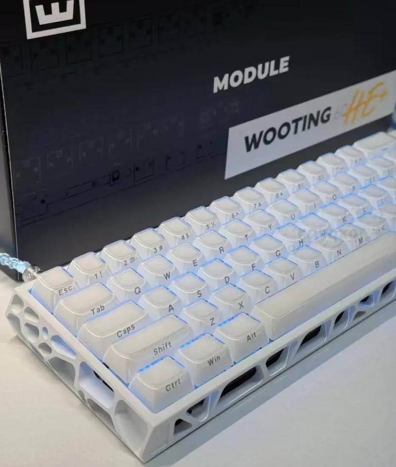 Premium mechanical keyboard on desk setup