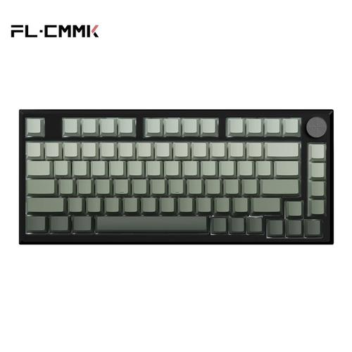 Mechanical keyboard on display with RGB effects