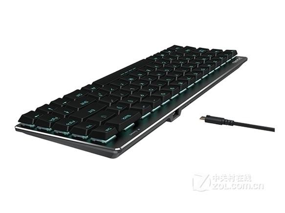 紧凑式机械键盘桌面摆放效果