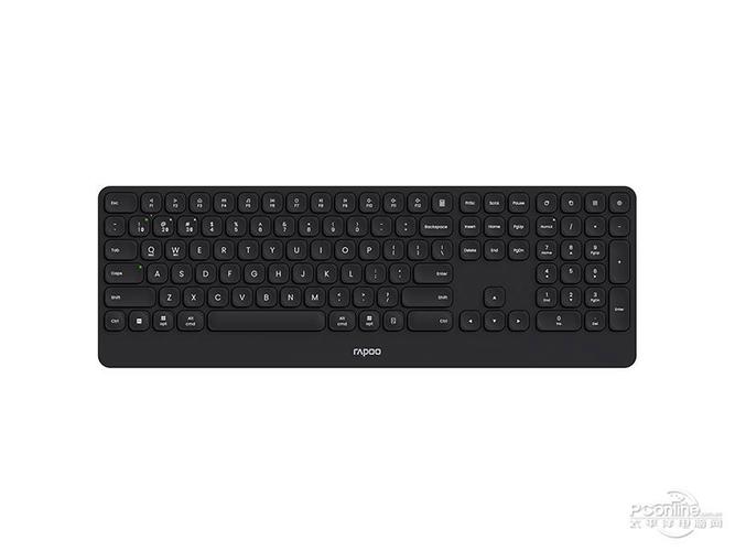 Hands typing on slim bluetooth wireless keyboard