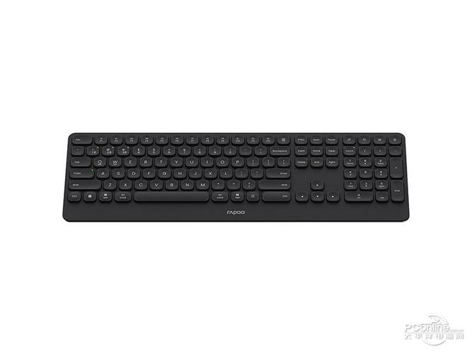Compact wireless keyboard specs overview on workspace