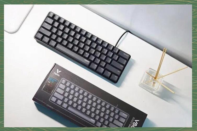 Minimalist black keyboard on desk