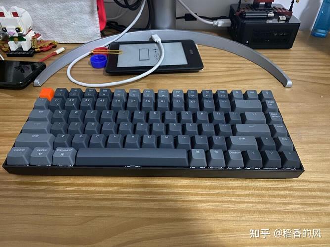 Hand typing on mechanical gaming keyboard