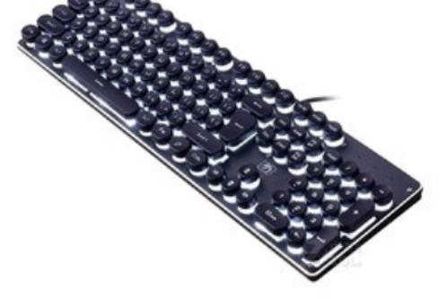 新盟K100复古朋克键盘深度评测：入门级机械键盘的复古魅力