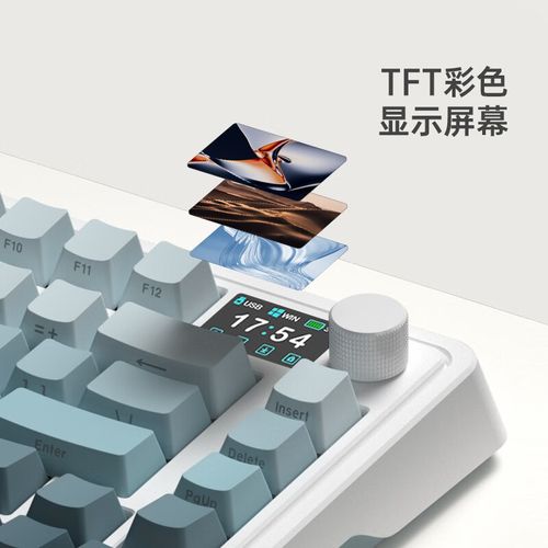 Colorful RGB gaming keyboard performance view