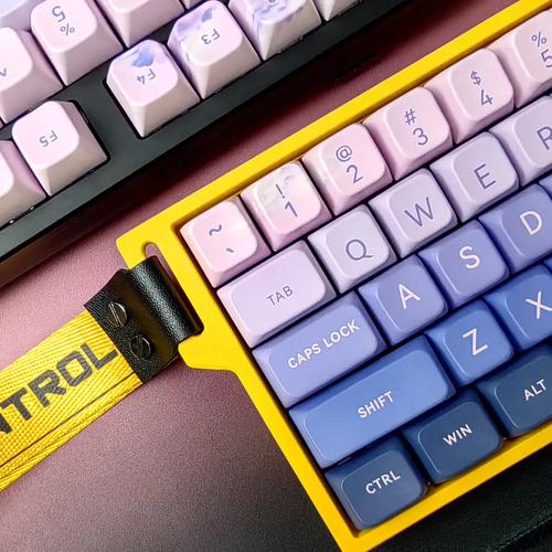 LEOBOG Hi75桃夭粉侧面设计展示