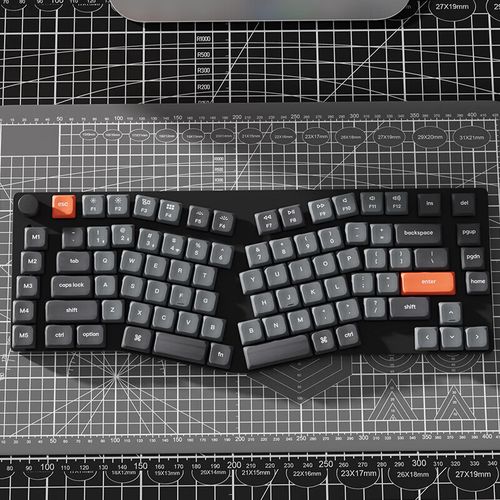 RGB backlit keyboard in use