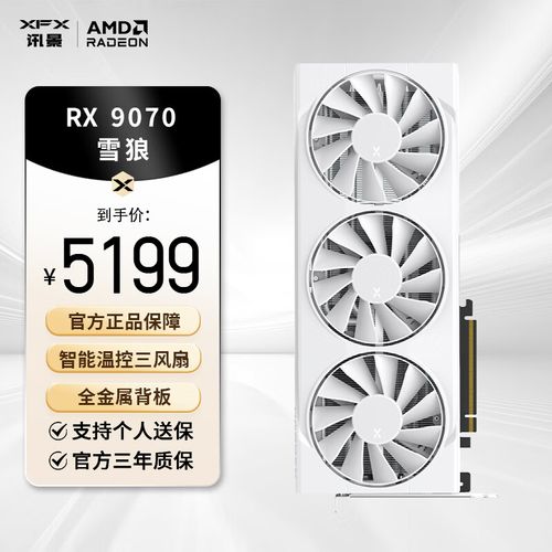 XFX讯景RX 9070雪狼 vs 迪兰Radeon VII 16GB HBM2 深度对比