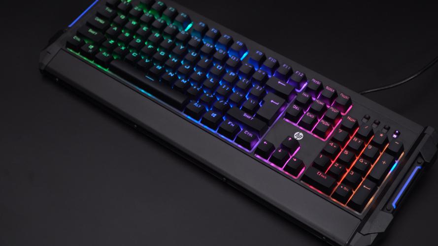 Typing on black mechanical keyboard