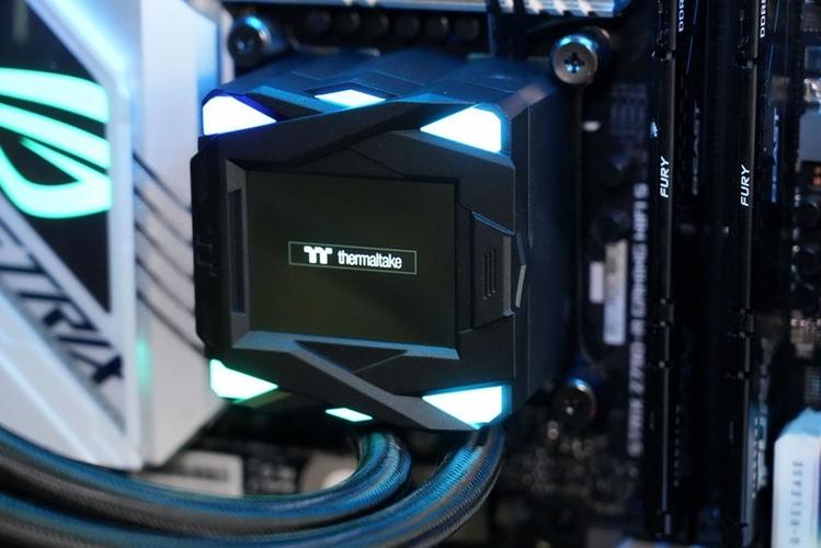 PC cooling fan close-up