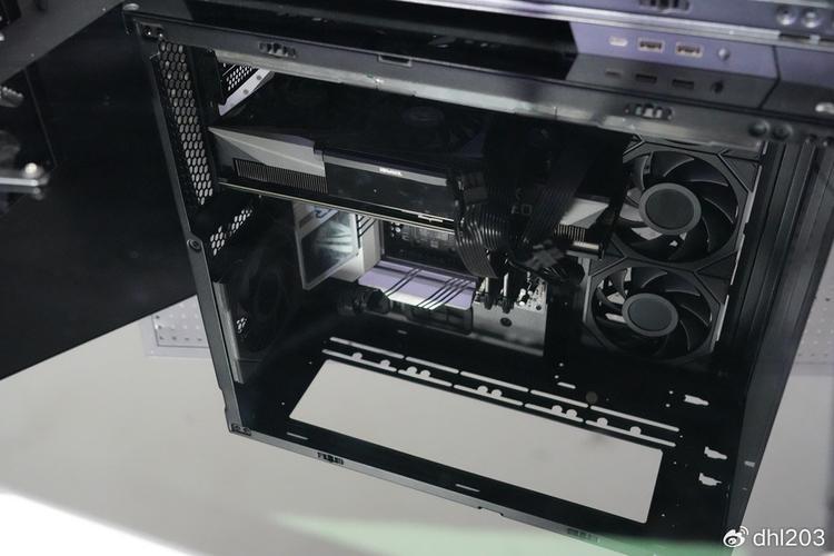 RGB PC cooling system close-up