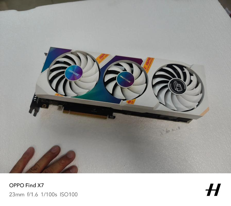 Person choosing between two different computer components
