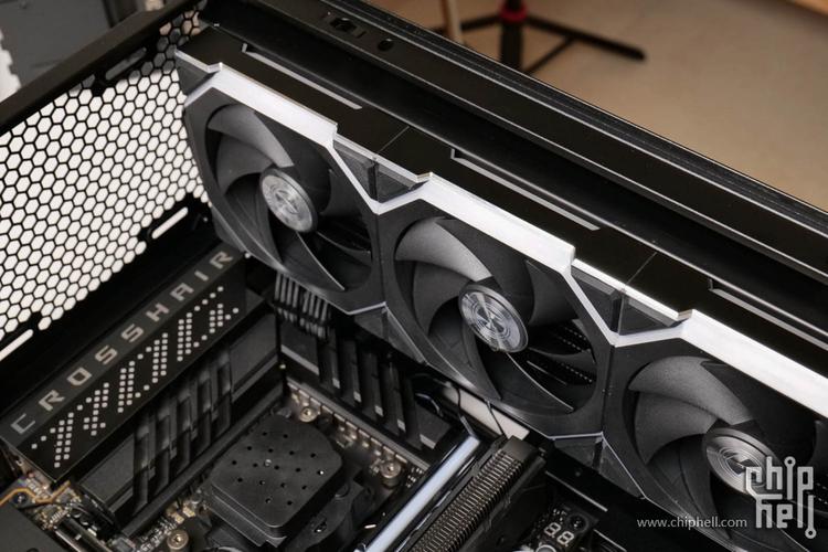 Modern computer cooling setup with RGB lighting