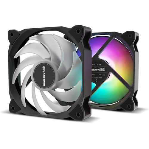 RGB PC case fans in gaming build