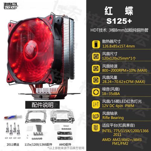 性价比CPU散热器推荐展示