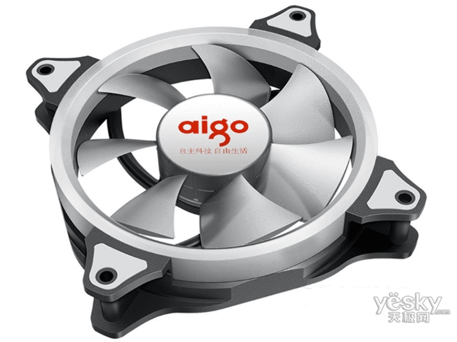Close-up of 120mm PC cooling fan