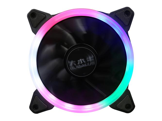 RGB PC case fan close-up design