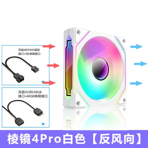 积至棱镜II代白色反叶风扇深度评测：低价ARGB反叶散热新选择