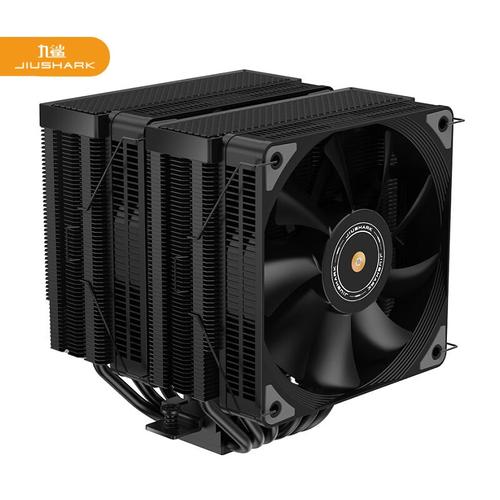 九鲨 JF160 6热管单塔ARGB风冷散热器深度评测：低转速高性价比单塔新选择