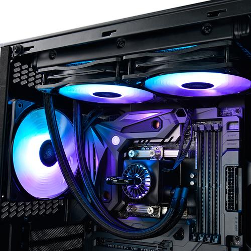 RGB电脑硬件散热与功耗场景