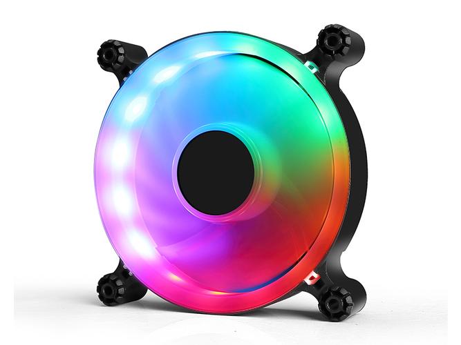 RGB illuminated computer cooling hardware
